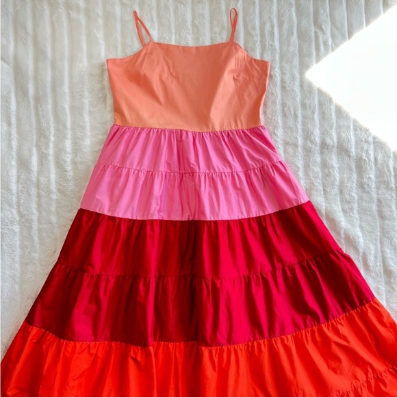 ENGLISH FACTORY Sorbet Color Block Sienna Maxi Dress - Picture 3 of 5